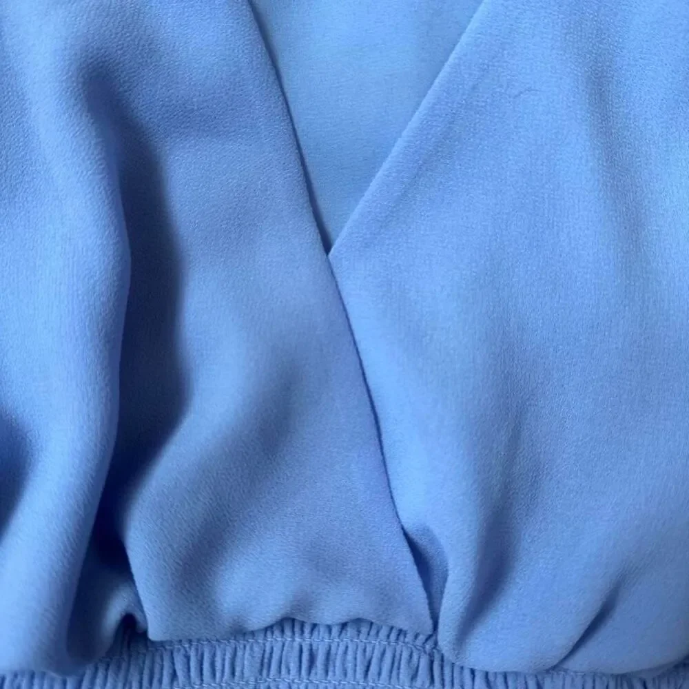 Aritzia Women's Blue and Purple Blouse